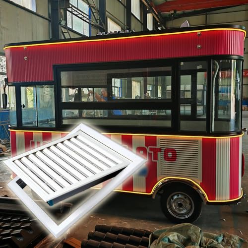 Revisionsklappe Trockenbau Revisionsklappe mit Lüftungsgitter für Speisewagen, Verdeckte Inspektionsluke (dekorativ), Wartungsklappe, Öffnungsklappe, Abdeckplatte, Kasten(WXH 20x80cm/8x32in) von UrbanUp