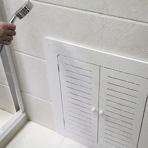 Revisionsklappe Trockenbau Wasserdichte Revisionsklappe mit Lüftungsschlitzen, Kunststoff-Revisionsklappe mit Doppeltür, Aufziehbare Servicetür mit Griff, Wandmontage(65x85cm (26x34in)) von UrbanUp