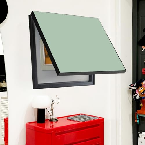 Stromkasten Verkleidung Einfarbige Zählerkastenabdeckung, Wasserdichter Alarm-Schutzdeckel zum Aufhängen an der Wand, Zählerkasten Verstecken, Schalttafelabdeckung(Green,60cmx40cm(23 5/8x15 3/4")) von UrbanUp