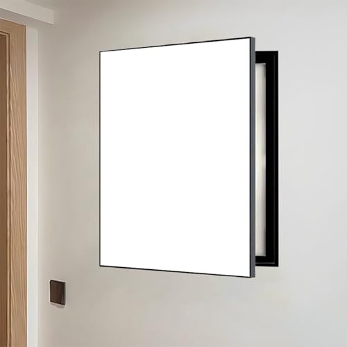 Stromkasten Verkleidung Vertikale, Einfarbige Wand-Schaltkastenabdeckung, Minimalistische Sicherungskastenabdeckung im Klappdesign, Sicherungskastenabdeckung(White,30 x 40cm (11 3/4"x15 3/4")) von UrbanUp