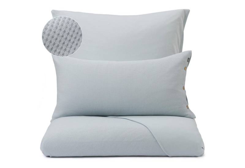 Urbanara Partnerbettwäsche Bettwäsche-Set Medelo I 100% Baumwolle, Jersey, 2 teilig, Weiche Jersey Bettwäsche mit Waffelstruktur & Kokosnussknöpfen Urbanara Partnerbettwäsche Bettwäsche-Set Medelo I 100% Baumwolle, Jersey, 2 teilig, Weiche Jersey Bettwäsche mit Waffelstruktur & Kokosnussknöpfen von Urbanara