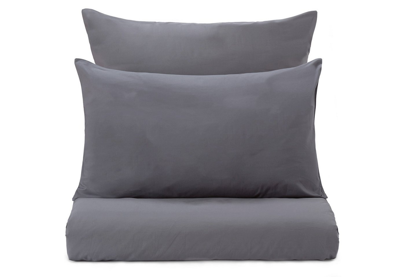 Urbanara Partnerbettwäsche Bettwäsche-Set Perpignan I 100% Baumwolle (Gekämmt), Perkal, 2 teilig, Schlichte Perkal Bettwäsche Atmungsaktiv & Leicht von Urbanara