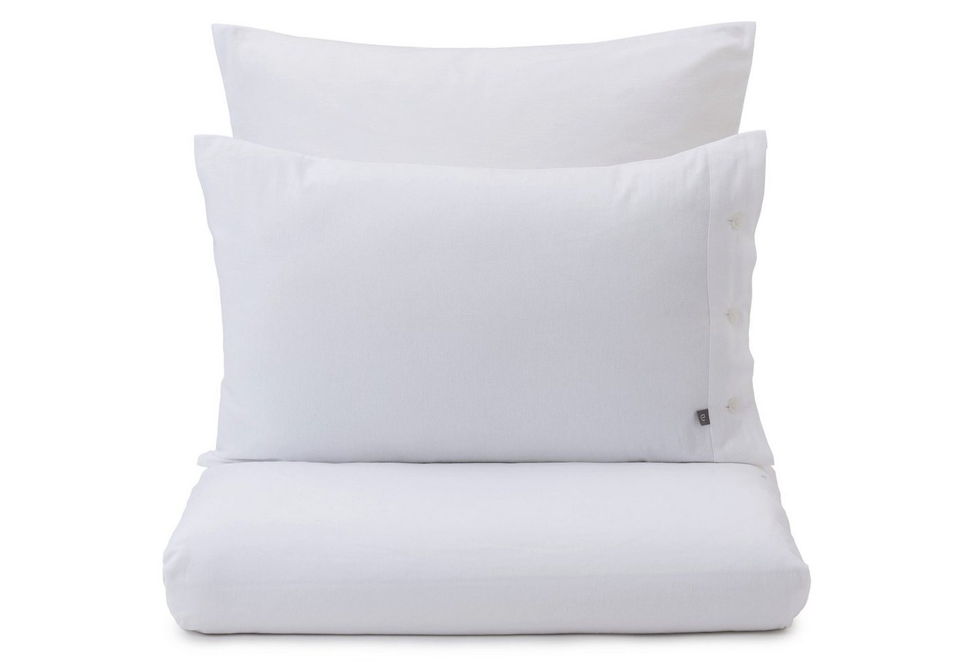 Urbanara Partnerbettwäsche Bettwäsche Telhado I 50% Tencel™ Lyocell & 50% Baumwolle, Tencel Lyocell & Baumwolle, Weich & Kuschlig I Flanell-Winterbettwäsche Made in Portugal von Urbanara