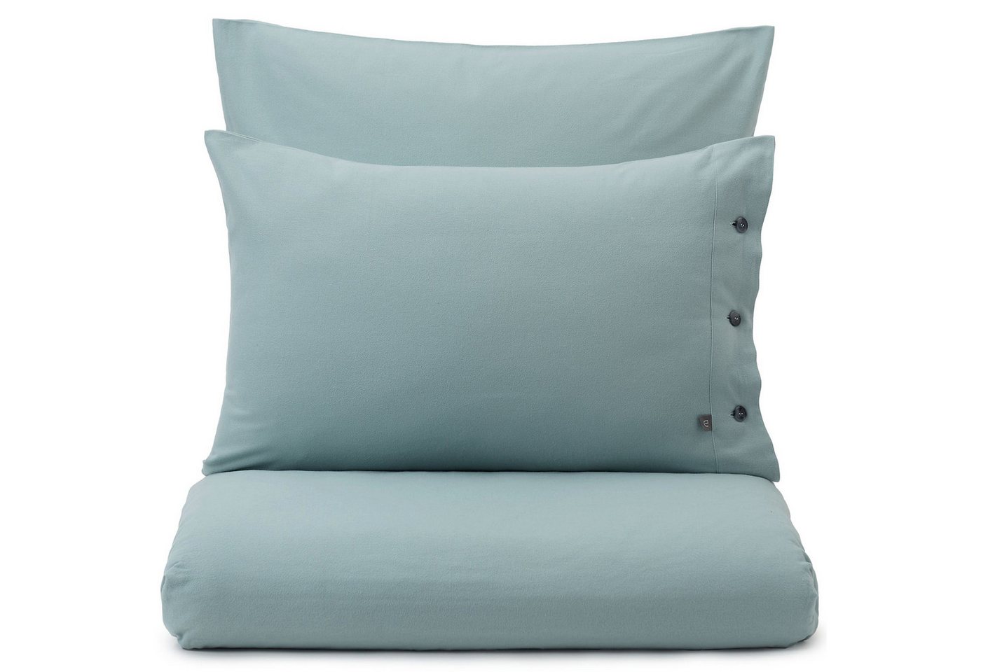 Urbanara Partnerbettwäsche Bettwäsche Telhado I 50% Tencel™ Lyocell & 50% Baumwolle, Tencel Lyocell & Baumwolle, Weich & Kuschlig I Flanell-Winterbettwäsche Made in Portugal von Urbanara