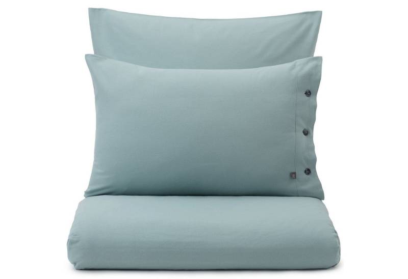 Urbanara Partnerbettwäsche Bettwäsche Telhado I 50% Tencel™ Lyocell & 50% Baumwolle, Tencel Lyocell & Baumwolle, Weich & Kuschlig I Flanell-Winterbettwäsche Made in Portugal von Urbanara