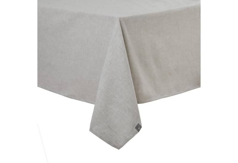 Urbanara Tischdecke Tischdecke Tolosa 140x200 cm Hellgrau I 50% Leinen & 50% Baumwolle (1-tlg), Elegante Tischdecke aus Halbleinen, Chambray-Stoff von Urbanara