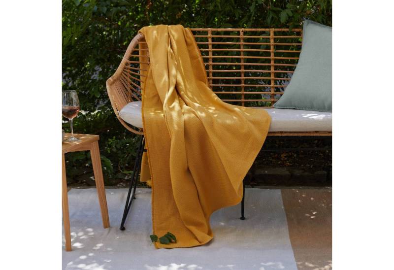 Wohndecke Kuscheldecke Zoja 140x200 cm I Kuschelig Warm Langlebig, Urbanara, Dezent gemusterte von Urbanara