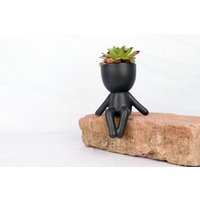 Human Planter, Plant Pot, Pflanztopf, Sukkulententopf, Kleiner Mensch Übertopf von Urbangroen