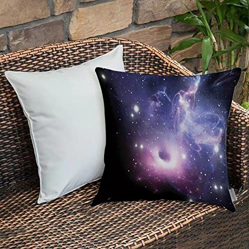 Kissenbezug 45x45 cm,Weltraumdekorationen, Schwarzes Loch in der Nebelgaswolke im Weltraum,Outdoor Kissen Kissenbezüge Kissenhülle Sofa Kissen dekokissen Zierkissen für Wohnzimmer Garten deko draußen von Urbanrags