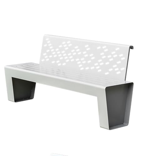 Urceitg Gartenbank, Metall-Terrassenbank, Gartenbank für Veranda, Rasen und Garten von Urceitg