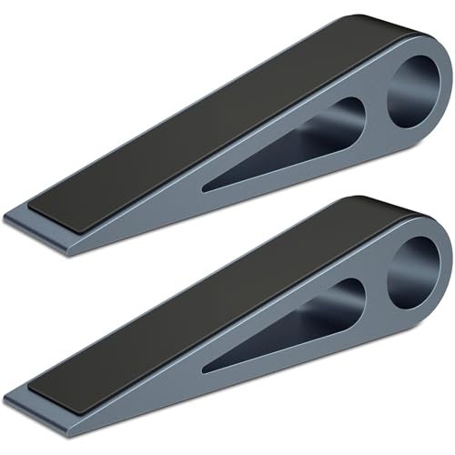Robuster Türstopper für die Unterseite der Tür, Türstopper aus Aluminium und Gummi, hält Türen zu Hause, Wohnung, Büro, Hotel, 12 x 2 x 3 cm (L x B x H), Blau, 2 Stück Robuster Türstopper für die Unterseite der Tür, Türstopper aus Aluminium und Gummi, hält Türen zu Hause, Wohnung, Büro, Hotel, 12 x 2 x 3 cm (L x B x H), Blau, 2 Stück von Urgeeo