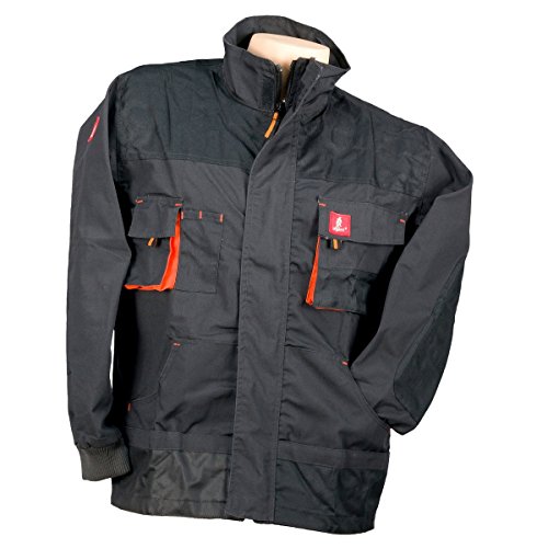 Urgent Arbeitsjacke Sicherheitsjacke Jacke Urg-AJ 52, Graphit/Orange von Urgent