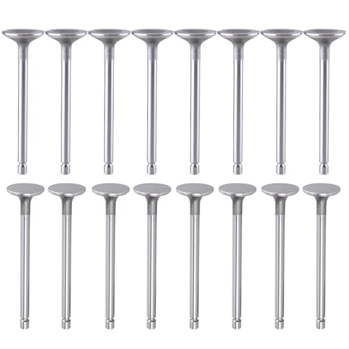 8stk Einlassventil + 8stk Auslassventil für Mercedes 1,8 M271 W203 2710530001 2710500027 Ersatz Einlassventile Auslassventile Motorventile Ventile von Urhause