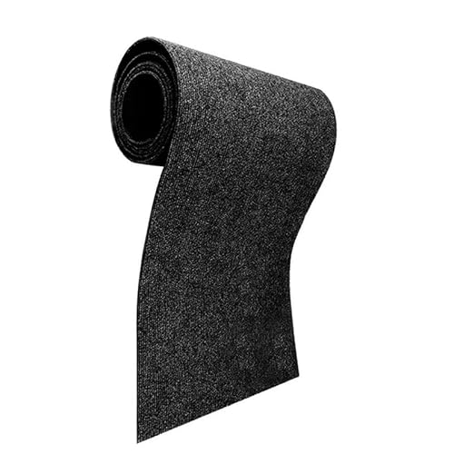 Urijk Selbstklebend Kratzmatte Katze Wand,30 * 100CM Kratzmatte Katzen,DIY Trimmbarer Teppich Matte Pad Katzenkratzbretter,Kratzschutz Katzenkratzmatte für Schützt Teppiche Sofa Möbelschutz（schwarz） von Urijk