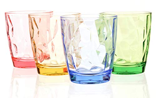 YINJOYI 300ml 4-er Set Glaser Wassergläser Plastikbecher Trinkgläser Trinkbecher Longdrinkgläser Kinder Saftgläser Wiederverwendbar (4 Color) YINJOYI 300ml 4-er Set Glaser Wassergläser Plastikbecher Trinkgläser Trinkbecher Longdrinkgläser Kinder Saftgläser Wiederverwendbar (4 Color) von YINJOYI