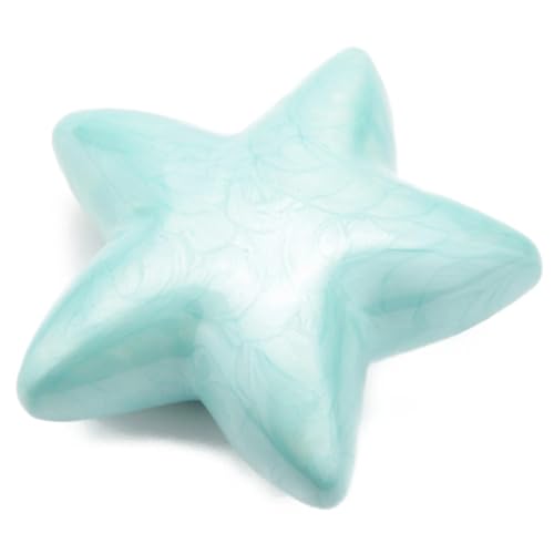 Urns UK, Sternform, 12,7 cm, Blau Minster Star Urne für Asche, Aluminium von Urns UK