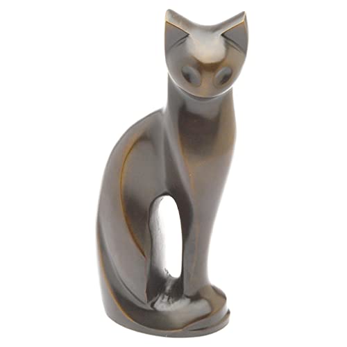 Urns UK Gedenkurne Katze 24,1 cm Bronze antik von Urns UK