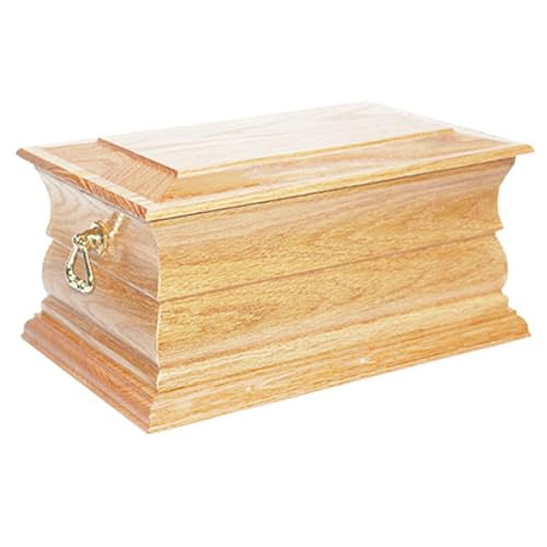 Urns UK Newquay Doppelurne, Holz, Eiche, 38 x 20 x 25 cm von Urns UK