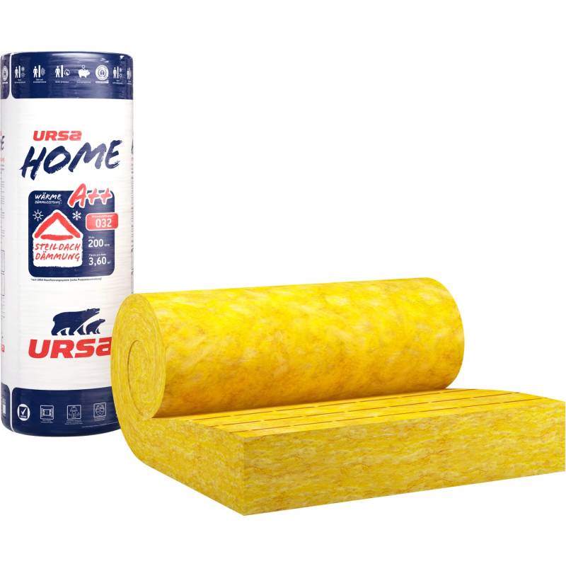 Ursa Home Klemmfilz 200 mm Glaswolle WLS 032 von Ursa Home