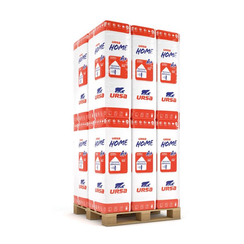 Ursa Home Trennwand-Platte WLG 040 50 mm (24 Bund - 187,51 m²) 1 Palette von Ursa Home