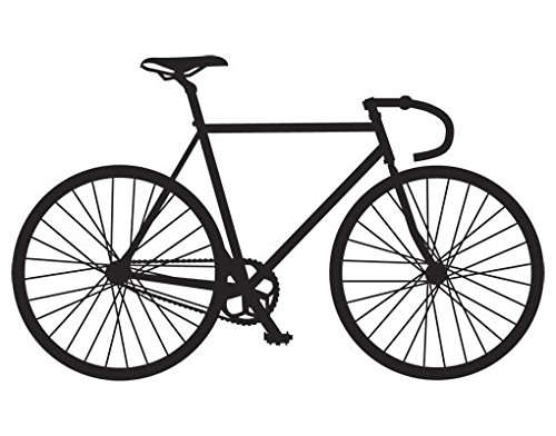 Wandtattoo No.UL1039 Rennrad Hobby Freizeit Sport Fahrrad Spaß, Farbe:Königsblau;Größe:92cm x 150cm von Ursula Lanzinger