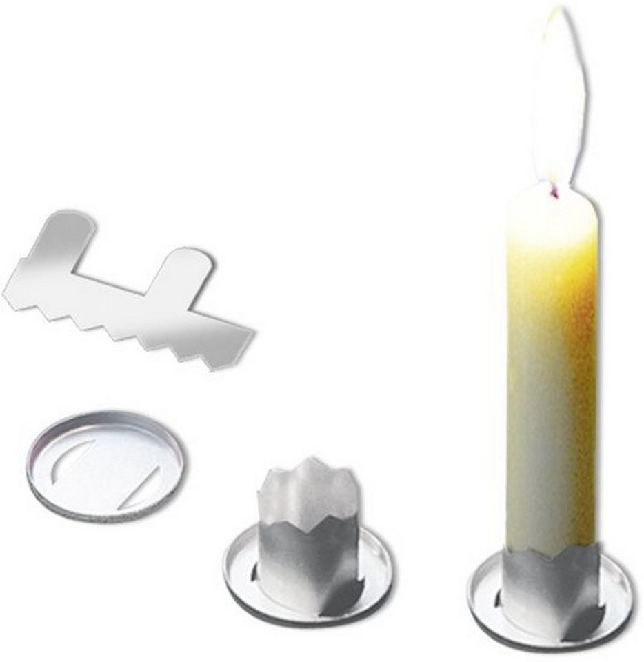 Ursus - Ludwig Bähr Bastelfilz Kerzenhalter Metall 4cm VE=100 Stück von Ursus - Ludwig Bähr