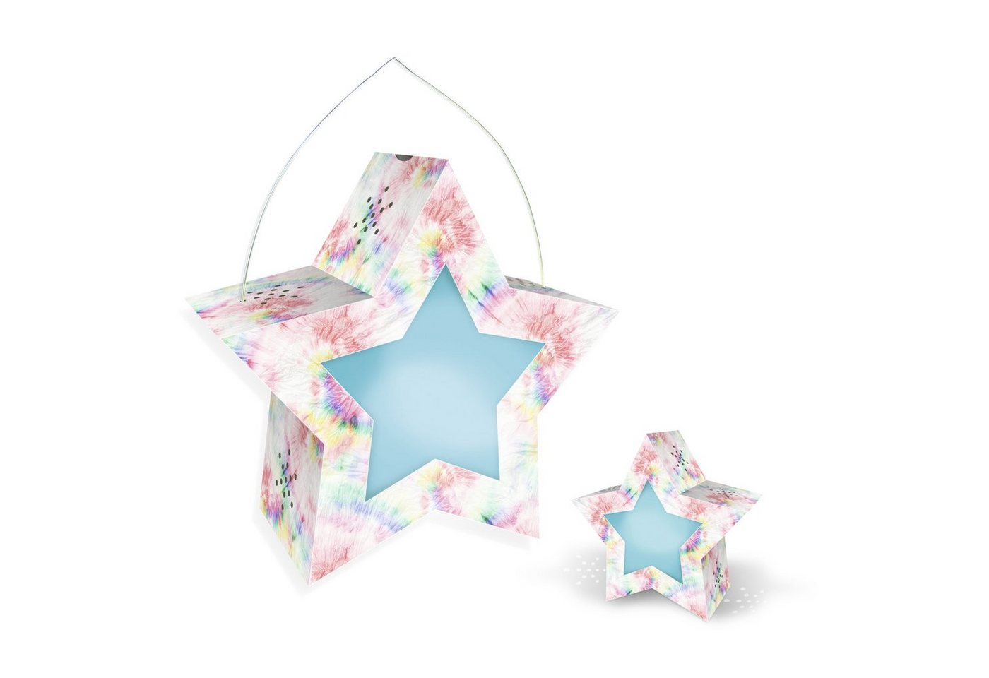 Ursus - Ludwig Bähr Umzugslaterne Ursus "TWINKLE STAR" Regenbogen Batik Laterne Ursus - Ludwig Bähr Umzugslaterne Ursus "TWINKLE STAR" Regenbogen Batik Laterne von Ursus - Ludwig Bähr