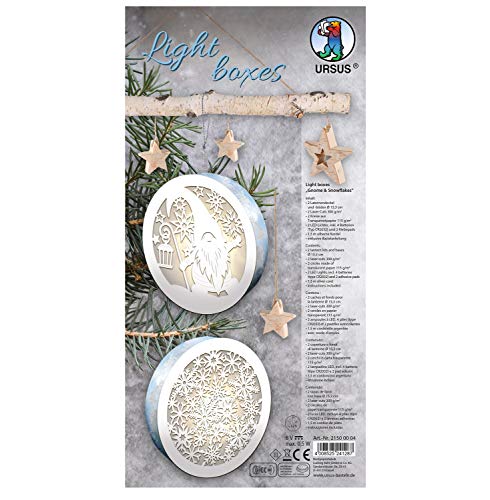 Lightboxes "Gnome & Snowflakes", 2er-Set Lightboxes "Gnome & Snowflakes", 2er-Set von Ursus