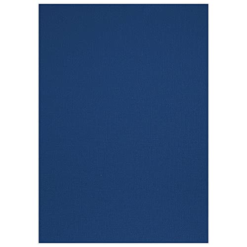 Ursus 80004613 - Bastelkarton Struktura Basic 1 Nachtblau, geprägter Tonkarton mit Leinen-Struktur, 220 g/qm, DIN A4, 25 Blatt, farbiges Papier zum Basteln, geeignet für Tintenstrahl-und Laserdrucker Ursus 80004613 - Bastelkarton Struktura Basic 1 Nachtblau, geprägter Tonkarton mit Leinen-Struktur, 220 g/qm, DIN A4, 25 Blatt, farbiges Papier zum Basteln, geeignet für Tintenstrahl-und Laserdrucker von Ursus