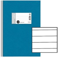 Ursus Geschäftsbuch DIN A4 liniert, blau Hardcover 192 Seiten von Ursus