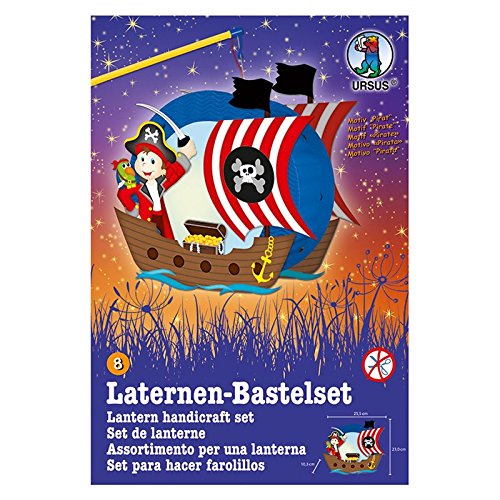 Ursus Laternen-Bastelset Easy Line (nur Laterne, Pirat) von Ursus