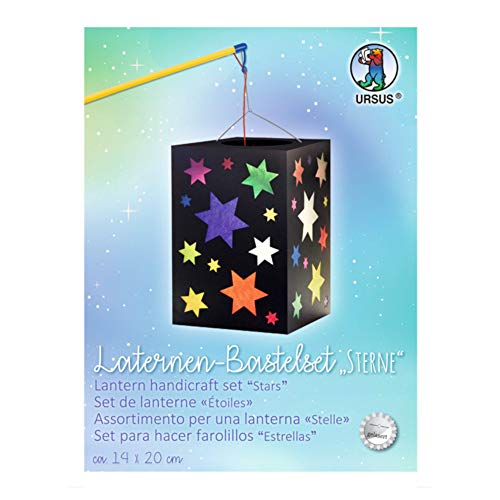 Ursus Laternen-Bastelset Sterne, 14 x 20cm von Ursus