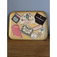 Vintage Tablett, Getränke-Tablett, Schminktisch-Tablett, Unikat Serviettentechnik, Pappmache-Tablett von UsThreeLittleBirds