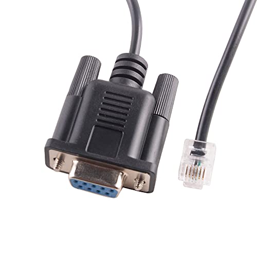 Usangreen USB DB9 RS232 auf RJ11 RJ12 serielles Kabel für Schrittmotor DM432C DM442 DM556 Leadshine Servo 1,8 m (DB9 auf RJ12 (ohne Chip)) von Usangreen
