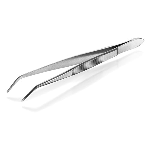 Usbeck Rostfrei Pinzette, Gebogen, Spitz, 160mm Länge von Usbeck