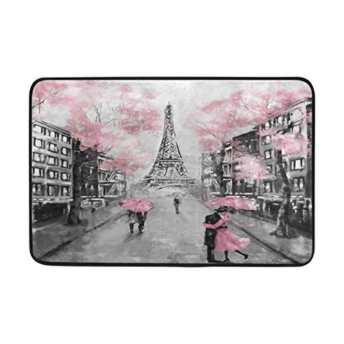 Use7 Fußmatte/Fußmatte, Motiv: Paris Eiffelturm, Frankreich, 60 x 40 cm von Use7