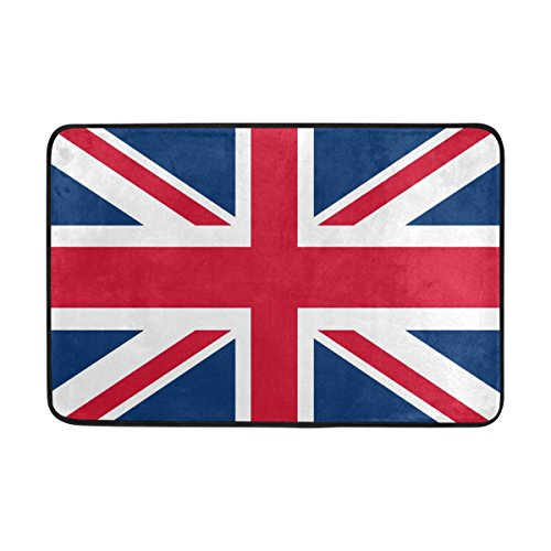 Use7 Retro Fußmatte Union Jack Indoor Outdoor Eingang Fußmatte Badezimmer 60 x 40 cm von Use7