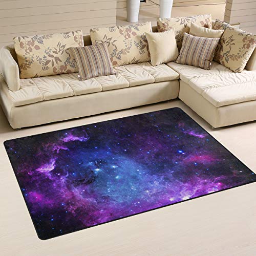 Use7 Universe Galaxy Nebula Weltraum Teppich Teppich für Wohnzimmer Schlafzimmer 100 x 150 cm von Use7