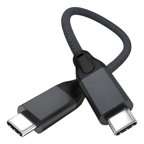 UseBean USB C auf USB C Kabel 100W 0.2M, Kurz USB 3.2 Gen 2X2 20Gbps Typ-C Ladekabel 5A PD Schnellladekabel,4K@60Hz Videoübertragung,für iPhone 15 Pro Max MacBook Pro,iPad Air,Galaxy S23/S22 von UseBean