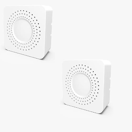 Prises connectées et intelligentes (UseeLink WiFi Smart Switch module no hub required power meter Built-in Smart Gate Remote Control After Application works with Alexa Echo Assistant 2 pack) von UseeLink