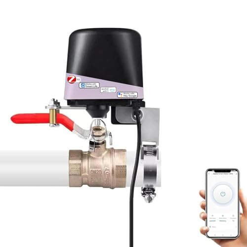 UseeLink Intelligentes Wasserventil, Zigbee-Wasserventil,Zigbee-Ventil, automatischer Kugelhahn-Bewässerungstimer, kompatibel mit Alexa und Google，Zur Nutzung ist ein Zigbee-Hub erforderlich. von UseeLink