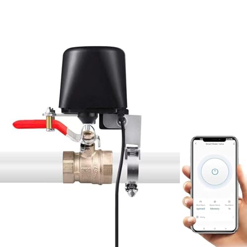 UseeLink Smart Water Valve, WLAN-Wasserventil,WiFi-Ventil, Intelligentes Wasserventil geschlossen, automatischer Kugelhahn-Bewässerungstimer (WLAN-Ventil) von UseeLink
