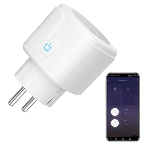 UseeLink zigbee 3.0 Smart Mini Stecker 16A 3600W Leistungsmesser funktioniert mit Echo kompatibel mit iOS/Android Assistant Hub ist erforderlich wei? (1-Pack) von UseeLink