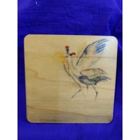 Kraniche Aus Holz Kühlschrank Magnet von UsefulArtbyJanO