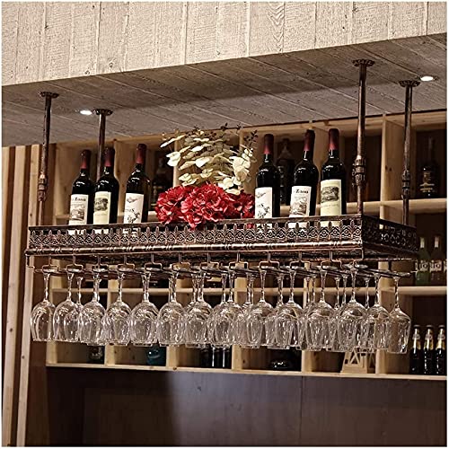 UsmAsk Bar-Weinglasregal, umgedrehter Bar-Weinglashalter, Zaun-Weinglasregal, Glasregal, Weinglasregal, hängendes Weinregal Modisch von UsmAsk