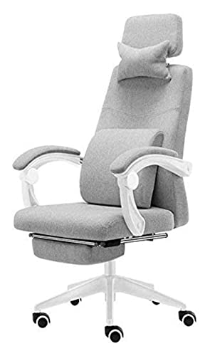 UsmAsk Bürostuhl, Schreibtischstuhl, Bürocomputertisch und Sessellift, Drehstuhl, ergonomischer Bürostuhl aus Baumwolle und Leinen, gepolsterter Sitz, Liegestuhl, Spielstuhl, Vollmond UsmAsk Bürostuhl, Schreibtischstuhl, Bürocomputertisch und Sessellift, Drehstuhl, ergonomischer Bürostuhl aus Baumwolle und Leinen, gepolsterter Sitz, Liegestuhl, Spielstuhl, Vollmond von UsmAsk