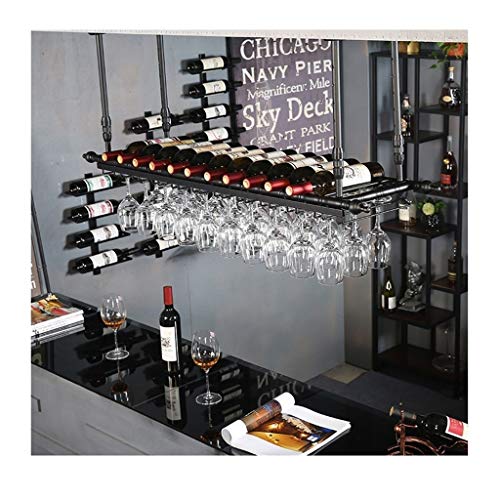 UsmAsk Hängende Weinflaschenregal-Dekoration, Weinregal, Weinglasregal, umgedrehter, kreativer Kelchständer für die Hausbar. Modisch von UsmAsk