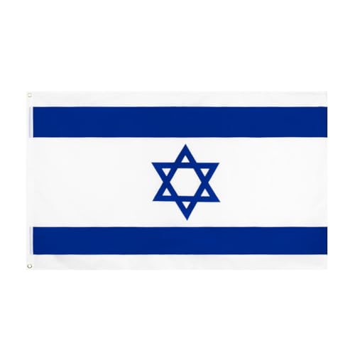 Flagge Israel 90x150cm, Nationalflagge zum Israelische Fahne Flaggen Farbe FLAG und lichtecht sonnenfest, für Festivals von Usper