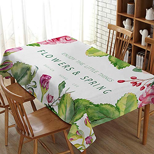 Tischdecke, Rote Kleine Früchte Form Tischdecke Flower Buchstaben Staubdicht Einfache Indoor Outdoor Party Tisch Tuch Abwischen, Große Und Saubere Tischdecke, Für Küche Esstisch Buffet Dekoration von Utablecloth