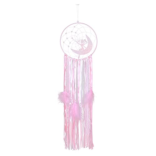 Traumfänger Dreamcatcher, Meerjungfrau Schmetterling Totem Gewebter Traumfänger Einzelring Rosa Streifen Zimmer Für Mädchen Schlafzimmer Wandbehang Dekoration, Handgemachte Hochzeitsornament Gebur Traumfänger Dreamcatcher, Meerjungfrau Schmetterling Totem Gewebter Traumfänger Einzelring Rosa Streifen Zimmer Für Mädchen Schlafzimmer Wandbehang Dekoration, Handgemachte Hochzeitsornament Gebur von Utablecloth